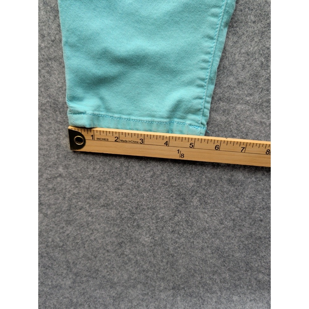 Democracy Ab Solution Capri Style Pants Women's 12 Turquoise Skinny - Picture 13 of 16